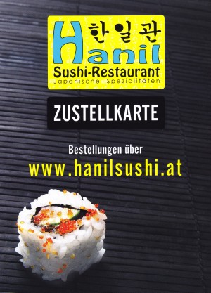 Hanil Sushi - Flyer 01 - Hanil Running Sushi - Wien