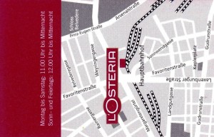 L&#039;Osteria 1100 Hbhf - Visitenkarte