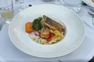 Villa Brandauer - Wildlachs mit saisonalen Zutaten, sehr gut abgestimmt - Villa Brandauer - Strobl am Wolfgangsee