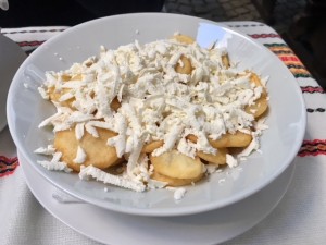 Bratkartoffeln mit Schafkäse, geht feiner