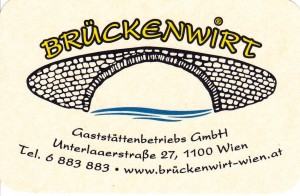 Brückenwirt - Visitenkarte - Brückenwirt - Wien