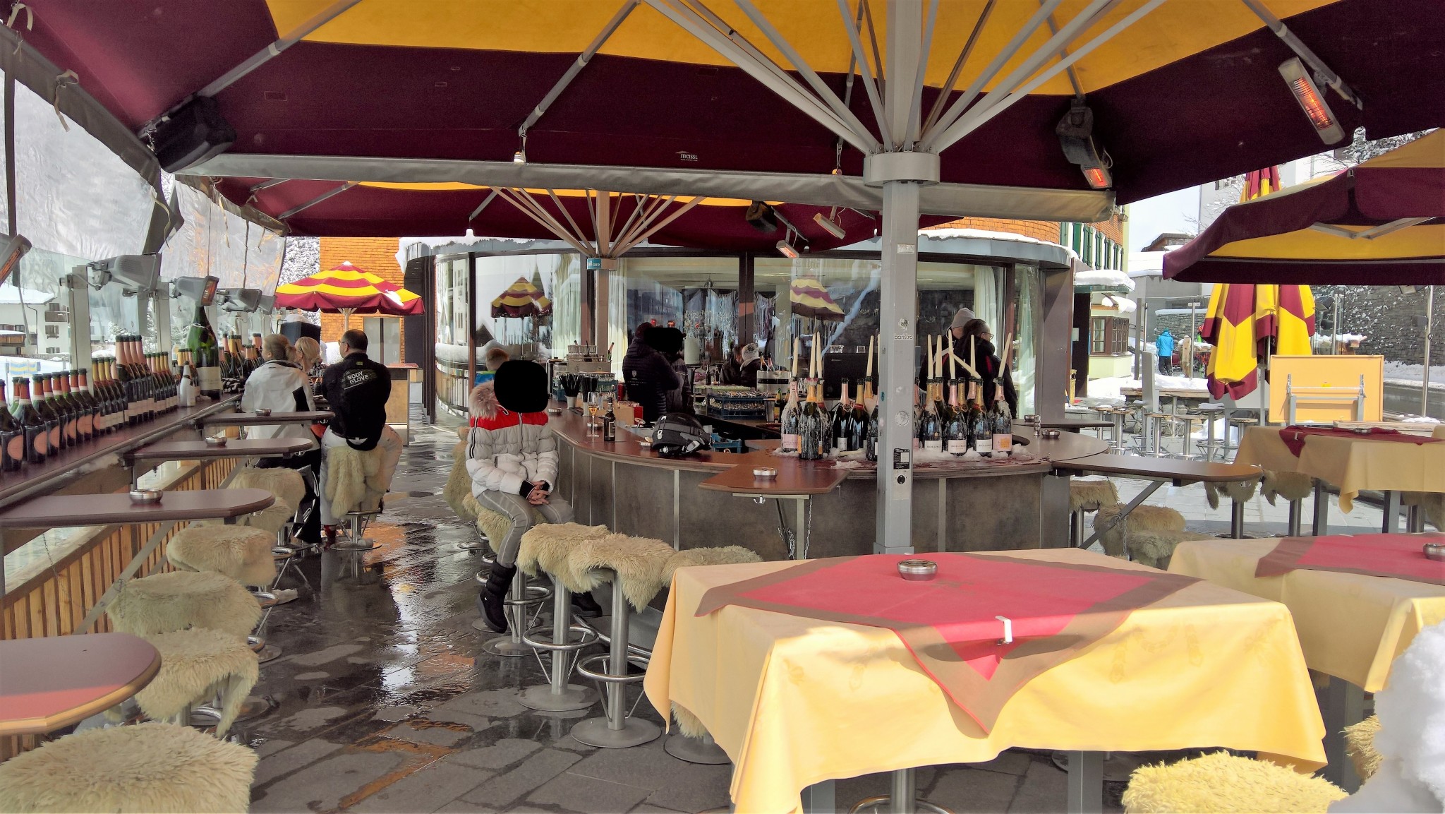 Die Terrasse der Krone..... - Krone - LECH am Arlberg