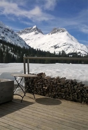 von der Terrasse aus....... :-) - Gasthaus Älpele - Lech