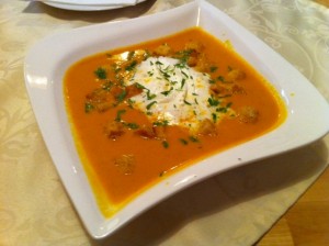 Karottencremesuppe