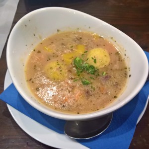 Suppe vom Ganslmenü 2017, die war ein Traum - Wieninger - Wien