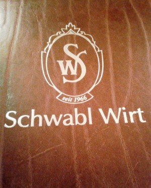 Schwabl-Wirt - Die Speisekarte