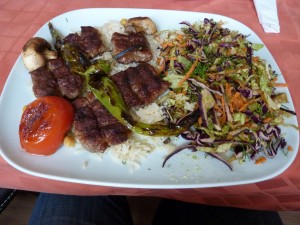 Izgara Köfte (10,90 Euro). - Krone von Istanbul - Lauterach