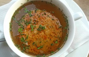 Kaspressknödelsuppe