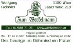Zum Werkelmann - Visitenkarte
