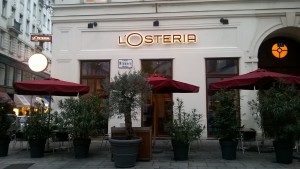 Da wo normal der Gastgarten ist..... - L'Osteria Wien - Wien