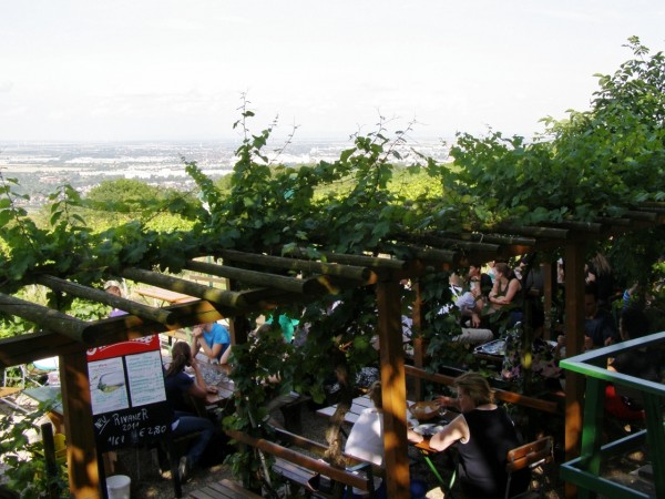 Unterer Gastgarten mit Wienerblick - Sirbu Hans - Wien