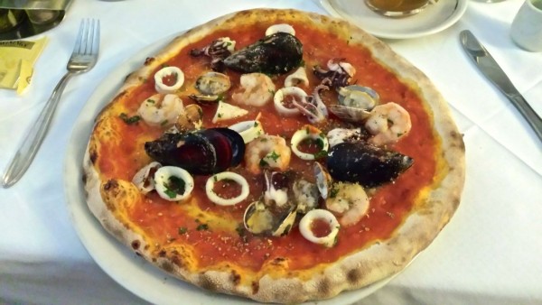 Pizza frutti di mare - L'Asino che ride - Wien