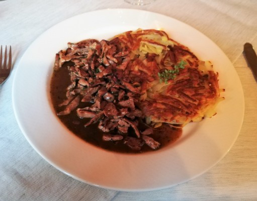 Kalbsleber mit Rösti, ein Gericht auf das man süchtig wird ...