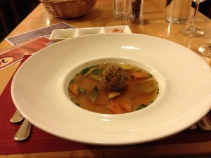 Kalbsleberknödelsuppe - Itzlinger Hof - Salzburg