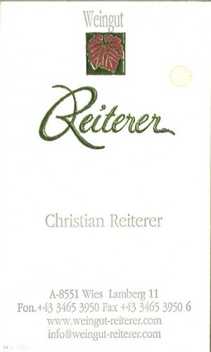 Visitenkarte - Weingut Christian Reiterer - Wies