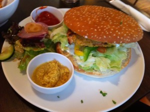 Chicken Satay Burger