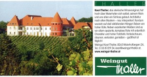 Weinschloss Thaller - Weingut Buschenschank Thaller - Großwilfersdorf