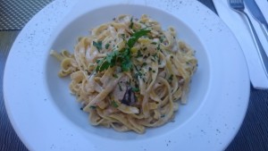 Tagliatelle con Porcini e Crema Tartufata - Al Sarago - Wien