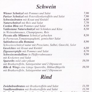 Per Sempre Flyer Seite 4 - Pizzeria Per Sempre - Wien