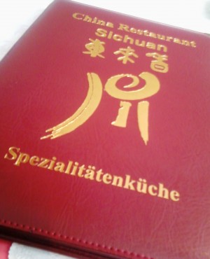 Sichuan Gebundene Speisekarte - Sichuan - Wien