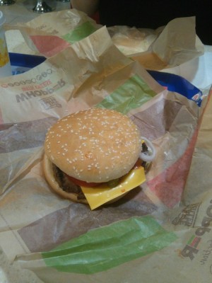 Whopper mit Käse - Burger King - Wien