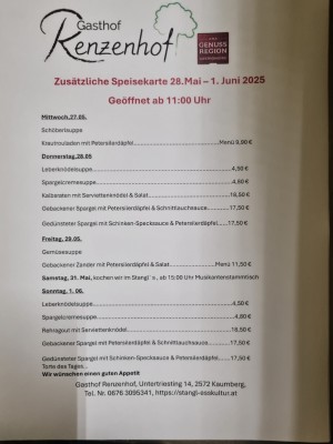 Renzenhof - Kaumberg