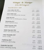 Die Weinpreise vom 20.9.2018