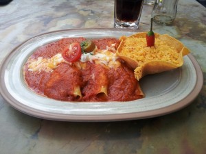 Enchiladas vom Mittagsmenü - Santos Mexican Grill & Bar Wieden - Wien