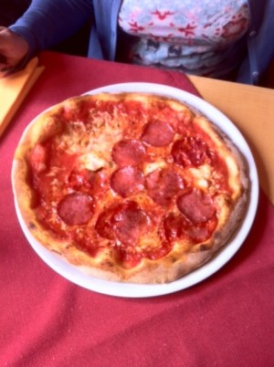 Pizza Diavola ohne Teufel - DA FRANCESCO - Wien