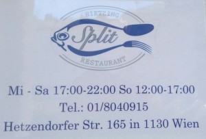 Geänderte Öffnungszeiten! - Restaurant SPLIT - Wien