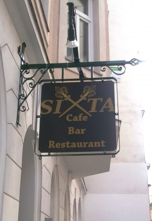 Sixta Lokalaußenreklame - Sixta - Wien
