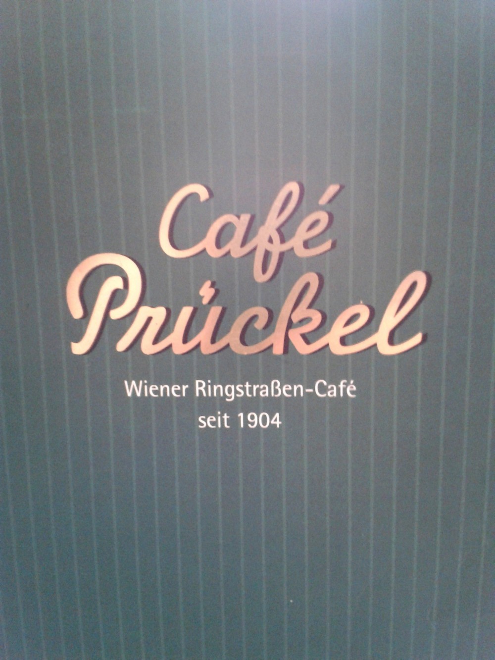 Café Prückel Speisekarte - Café Prückel - Wien