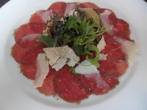 Carpaccio mit Trüffel