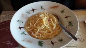 Spaghetti Carbonara - Pizzeria Don Camillo - Wien