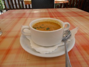 Mulligatawny Suppe - Natraj - traditionelle indische Küche - Wien