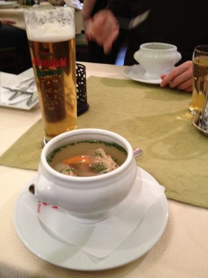 Strudelsuppe - Gasthaus Thomahan - Friesach