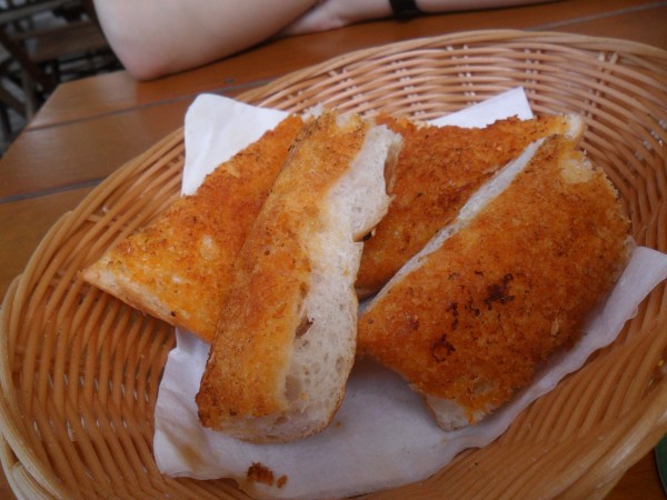 gegrilltes Brot mit Knoblauchbutter - Casa Caribena - Summer Stage - Wien