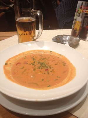 Paprika-"Creme"-Suppe - Cafe-Restaurant Hummel - Wien