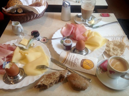 Hübler Frühstücke !! - Konditorei Kaffee Hübler - Wien