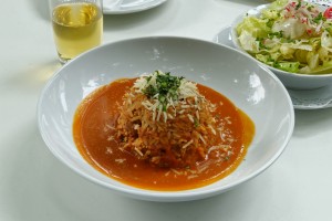 Cafe Dommayer - Reisfleisch mit Paprikasauce - erstaunlich gut! - Dommayer - Wien