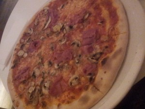 Pizza Prosciutto.