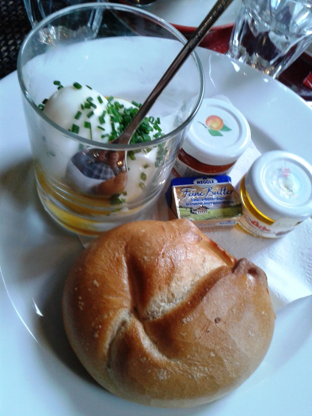 Kleines Frühstück mit Eier im Glas - Café Wortner - Wien