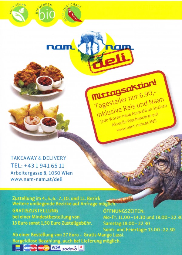 Nam Nam Deli - Flyer 01 - Nam Nam Deli - Wien