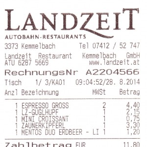 Landzeit Autobahn-Restaurant Kemmelbach - Kemmelbach