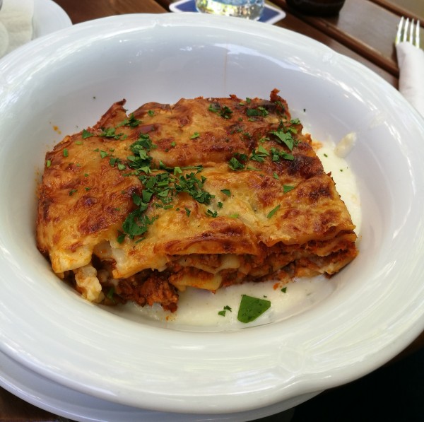 Menu: Lasagne mit... - Eschenlaube - Graz