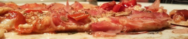 Pizza Diavolo Detail - Ristorante Pizzeria Scarabocchio - Wien