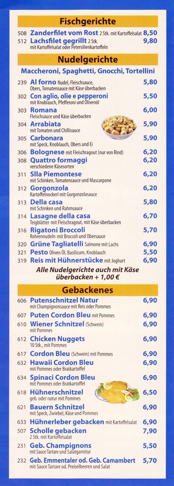 Chacora Flyer Seite 3 - Pizzeria-Ristorante Chacora - Wien
