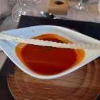 Fruchtige Tomaten-Basilikum-Cremesuppe mit Kräutergrissi - Garten Hotel Ochensberger - St. Ruprecht an der Raab