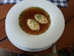 Griesnockerlsuppe - Gasthof goldener Engl - Hall