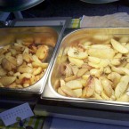 knoblauch & rosmarien kartoffel unter der wärmelampe - Zum Rabennest - das Heurigenbuffet - Wien